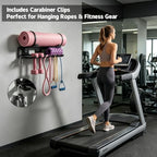 Multi-Purpose Gym Equipment Storage Rack Wall Mount for Home Gym - Image 5