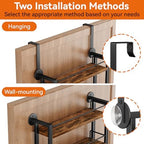 IBUYKE Over the Door Spice Organizer,Door or Wall Mount,Brown TLJ028H - Image 6