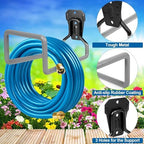 PeoMev Garden Hose Holder Metal Garden Hose Reel Wall Mounted Hose Hanger - Image 4