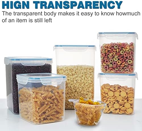 VERONES Large Tall Airtight Food Storage Containers, 10 PACK Containers Set - Image 3