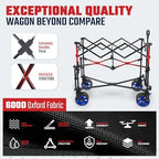 Sekey 400L Double-Decker Wagon, 500 lb Capacity, 50 in Extender - Image 5