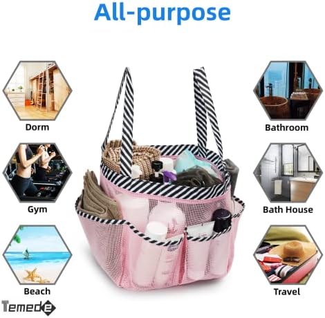 Temede Mesh Shower Caddy Portable for College Dorm Room Essentials - Image 6