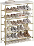SUOERNUO 6 Tier Shoe Rack Organizer for Closet Shoe Storage for Entryway by SUOERNUO