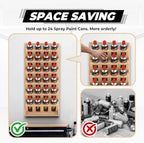 Sidasu Spray Can Holder, 6-Tier Wall Mount Spray Paint Storage Rack - Image 4