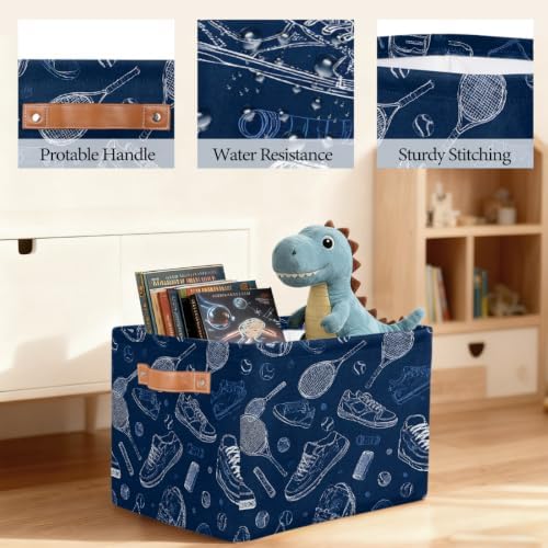 Tenni Storage Basket Toy Storage Bins Collapsible Cube Organizer - Image 6