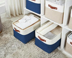 DECOMOMO Storage Bins, Large Fabric Storage Baskets for Shelves 4 Pack - Image 2