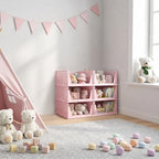 Pink Girl Closet Organizers and Storage Stackable Plastic Drawer Basket for Clothing Stackable Storage Bins Shelf Storage Container for RV Closet Wardrobe Bedroom Bathroom Playroom 6 Pack - Image 5
