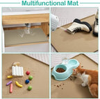 Silicone Under Sink Mat, 28"x19", Waterproof Cabinet Liner, Brown - Image 5