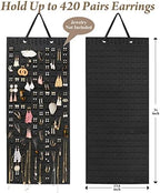 RESOVO Extra Large Hanging Earrings Organizer & Holder - Image 2