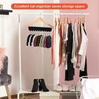 Hat Organizer Holder for Hanger & Room Closet, 1 Pack, Black - Image 7