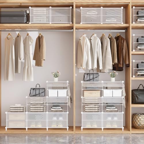 AWTATOS 6 Tiers Shoe Rack Organizer, 24 Pair Shoe Storage Cabinet, Clear - Image 5