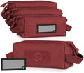 Savior Equipment Loose Sacs 4-Pack Tactical Ammo Pouch Firearm Ammunition Carrier Bag, ID Patches Included, Rifle Carbine Pistol Revolver Ammos Case Shooting Range Gear by SaviorEquipment