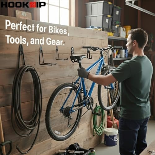 16 Pack Heavy Duty Garage Hooks, Wall Mounted Tool Hangers - Image 7