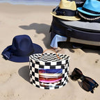 Hat Boxes for Women Storage 16.93" D*10.24" H Caps Carrier Case Organizer - Image 6