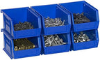 Akro-Mils 30210 AkroBins Plastic Storage Bins, Space-Saving Stackable Bins for Garage, Pantry, Craft Organization, 5" x 4" x 3", Blue,(Pack of 24) - Image 5