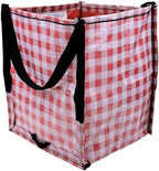 DURASACK Heavy Duty Storage Tote Bag 22-Gallon, Gingham Red by DURASACK