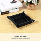 Key Dish Bowl for Entryway,Catchall Holder Bedside Table Valet Tray for Men - Image 3