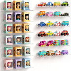 Lifewit Acrylic Floating Shelves for Wall 14" Clear, 12 Pack by Lifewit