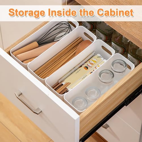 2 Pcs Kitchen Cabinet Door Organizer,Adhesive Mount Inside Cabinet Door Storage,Under Sink Door Storage Shelf for Kitchen,Bathroom,Office,Garage,Craft Room(Transparent) - Image 6
