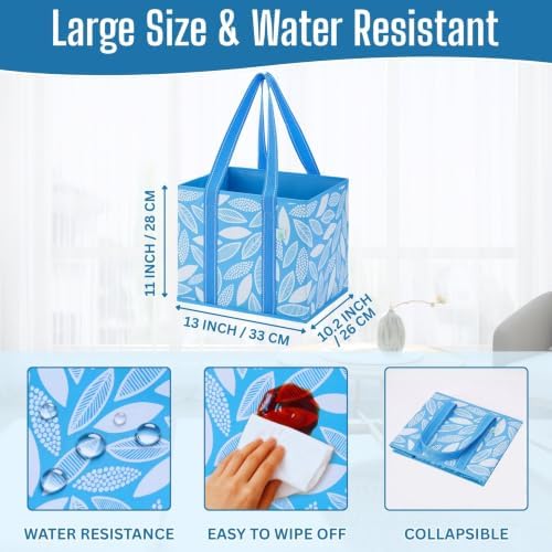 VENO 3 Pack Heavy Duty Reusable Grocery Shopping Bags Utility Tote - Image 2