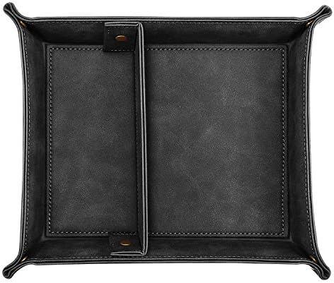 SITHON Valet Tray Desktop Storage Organizer with 2 Compartments - Image 2