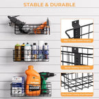 INCLY 27PCS Slatwall Accessories Set with 3 Baskets & Multisized Hooks - Image 4