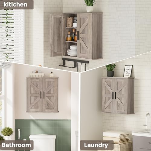 Homleke Bathroom Wall Cabinet, Medicine Cabinet with Adjustable Shelves - Image 6