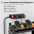 Spampur Power Tool Organizer Wall Mount with Charging Station - Image 2