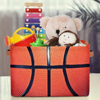 Basketball Storage Basket Toy Storage Bins Collapsible Cube Organizer - Image 3