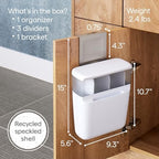 YouCopia DoorStash Toiletry Organizer, Hanging Cabinet Bathroom Storage - Image 3