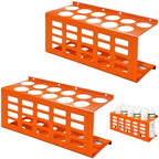 2 Pack Metal Wall Mount Caulking Tube Holder Rack, Orange by Mibcocny