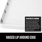 GORILLA GRIP Waterproof Silicone Under Sink Mat, Stay in Place, 15x22 White - Image 5