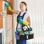 Compact Wearable Cleaning Supplie Bag with Handle Shoulder Straps - Image 4