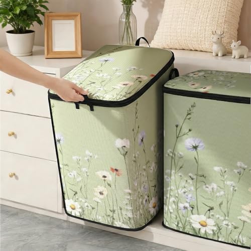 2pcs blanket storage bag for under bed,closet organizers 95L - Image 6
