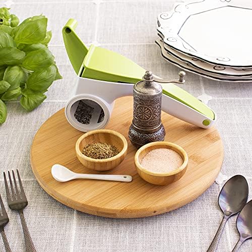 TB Home 10 Inch Bamboo Lazy Susan Turntable for Kitchen, Cabinet or Pantry - Image 3