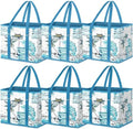 BALEINE 6PK Reusable Grocery Bags, Heavy Duty Shopping Tote Bag by BALEINE