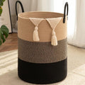 OIAHOMY 60L Nursery Hamper Laundry Basket Laundry Hamper Yellow/Black by MasterofSpaceOptimization