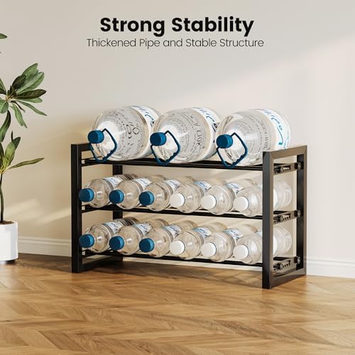 Homeiju Expandable Shoe Rack, 3 Tier Metal Shoe Shelf, Adjustable Shoe Stand for Sneakers, Boots, Heels, Heavy-Duty Steel Standing Shoe Organizer for Entryway, Closet, Bedroom, Black - Image 4
