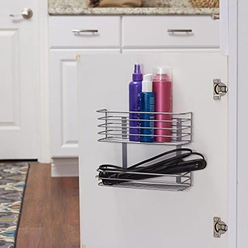 Household Essentials 1228-1 Double Basket Door Mount Cabinet Organizer | Mounts to Solid Cabinet Doors or Wall - Image 6