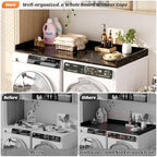 Aheaplus Washer and Dryer Countertop, Laundry Organization, Black Marble - Image 2