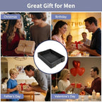SITHON Valet Tray for Men Premium PU Leather Catchall Tray - Image 7