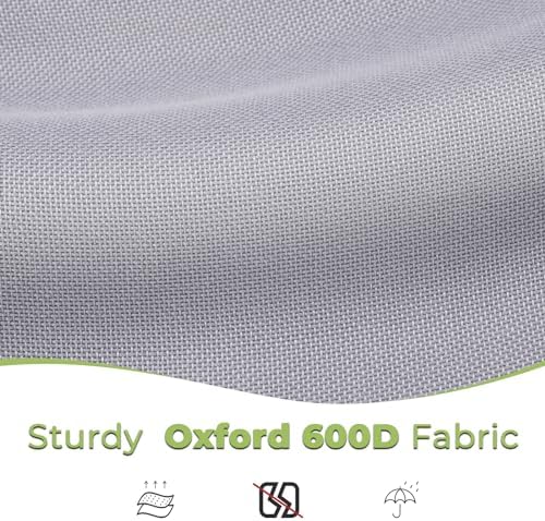 FENTEC 1 Pack Grey Hanging Laundry Hamper，Laundry Hamper Bag with Handles - Image 4