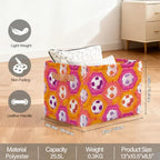Ball Storage Basket Toy Storage Bins Collapsible Cube Organizer - Image 2