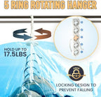 TAILI Hanging Vacuum Storage Bags Clothes, Coats, Jackets,4 Jumbo Blue - Image 4