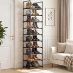 OYREL Tall Shoe Rack Narrow 10 Tier Shoes Rack - Image 2