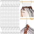 HOUSE DAY Closet Organizers and Storage Space Saving Hangers 12 Pack Stainless Steel Magic Hangers Upgraded Sturdy Multiple Hanger in one Space Saver Clothes Hanger College Dorm Room Essentials by HOUSEDAY