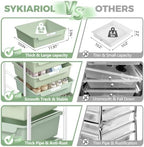 SYKIARIOL Utility Cart with Drawers,Craft Cart with 5 Drawers,Green - Image 5