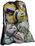 Heavy Duty Mesh Ball Bag, Drawstring Sport Equipment Storage Bag by Rudmox