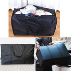 Extra Large Moving Bags with Strong Zippers & Carrying Handles, Storage Bags Storage Totes for Clothes, Moving Supplies, Space Saving Oversized Storage Bag Organizer for Moving, Traveling (2 Pack) - Image 4