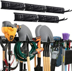 TIDYME Garage Tool Organizer Wall Mount, 80", 5 Racks 10 Hooks, 500 lbs by Tidyme